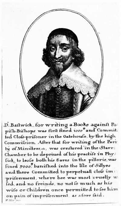 John Bastwick (gravure) - Wenceslaus Hollar