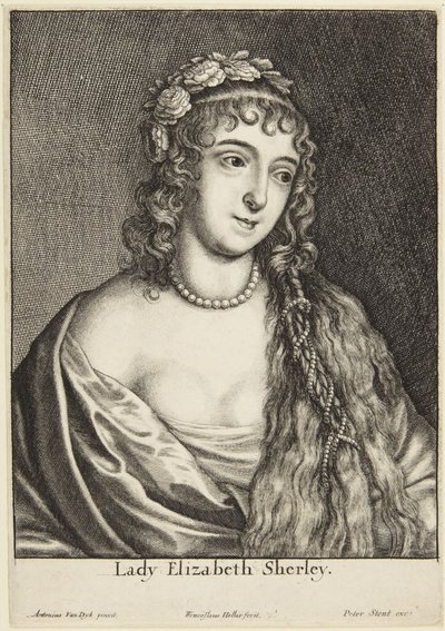 Lady Elizabeth Sherley - Wenceslaus Hollar