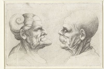 Caricatures déformées d