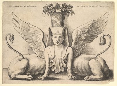 Sphinx à deux corps, 1652 - Wenceslaus Hollar