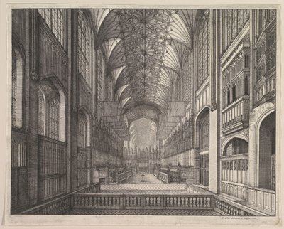 Chœur de la chapelle Saint-Georges, Windsor (tiré de «The Order of the Garter» d