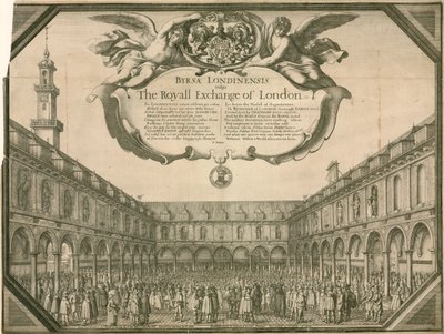 La Bourse Royale, Londres - Wenceslaus Hollar