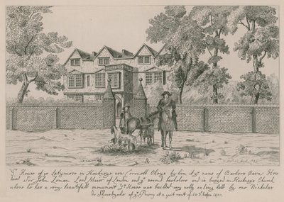 La maison des Latymere à Hackney - Wenceslaus Hollar