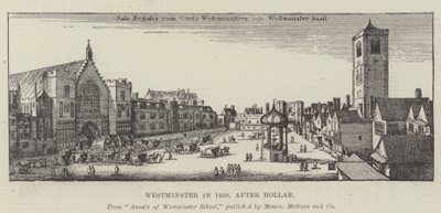 Westminster en 1650 - Wenceslaus Hollar