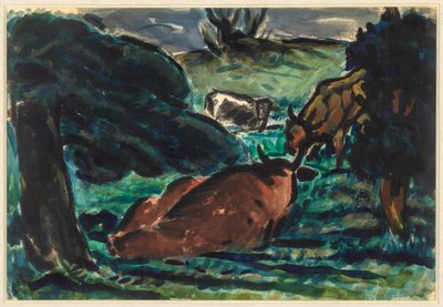 Vaches couchées - Wiesenberg, Louis