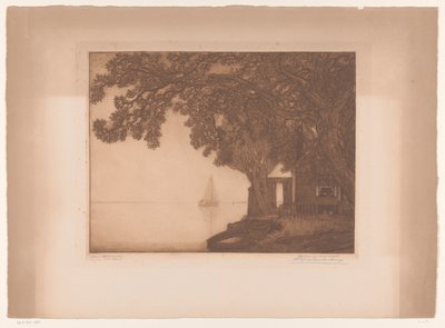 Au bord du lac - Wijnand Otto Jan Nieuwenkamp (signed by artist)