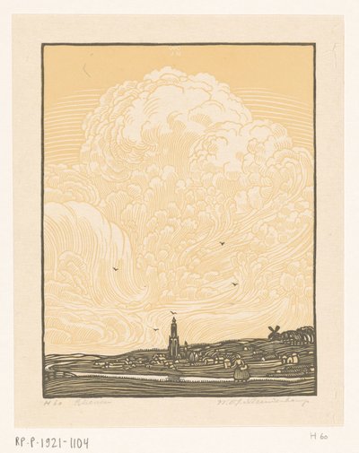 Rhenen - Wijnand Otto Jan Nieuwenkamp (signed by artist)