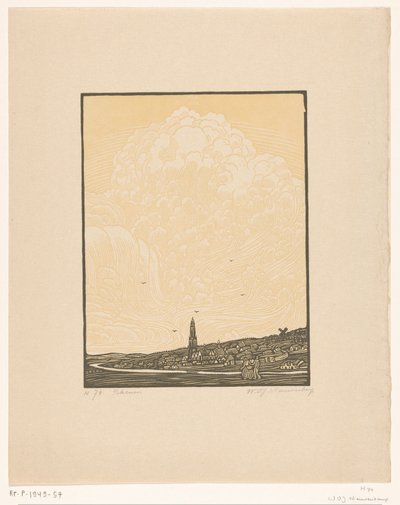 Rhenen - Wijnand Otto Jan Nieuwenkamp (signed by artist)