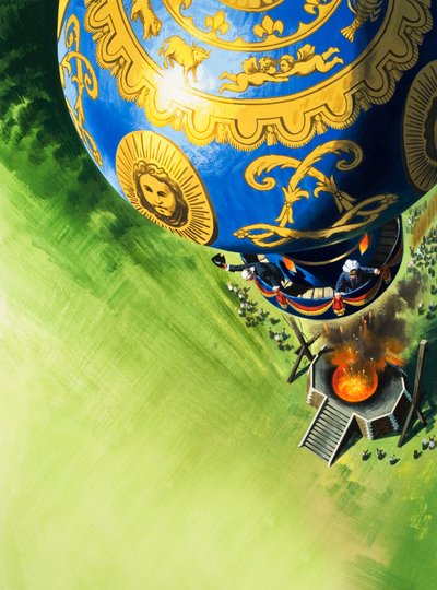 Ascension en ballon - Wilf (20th century) Hardy