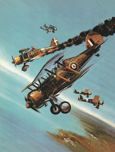 Les avions célèbres et leurs pilotes : Le Gloster Gladiator -- Le chef d