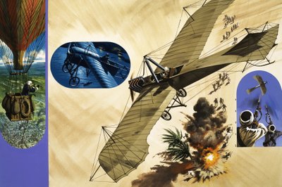 En 1911, le lieutenant Giulip Gavotti a été le premier homme à larguer une bombe à partir d