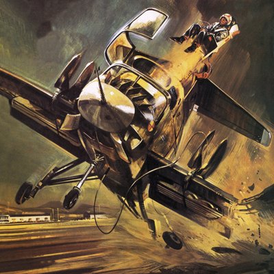 Le pilote est éjecté du Ryan XV-5 Jump Jet - Wilf (20th century) Hardy