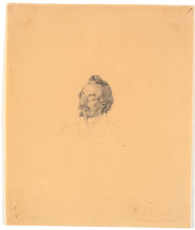 Porträt des Glasmalers Friedrich Vörtel - Wilhelm Bendz