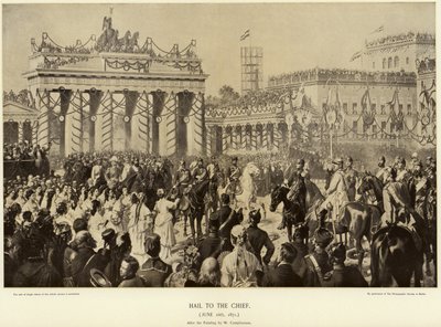 Otto von Bismarck à Berlin en 1871 - Wilhelm Camphausen