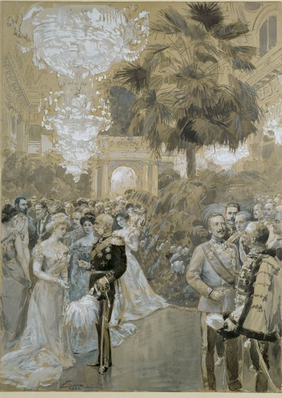 Bal à la Hofburg de Vienne, le palais des empereurs d