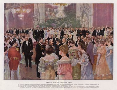 Le Bal de la Ville de Vienne, Autriche - Wilhelm Gause