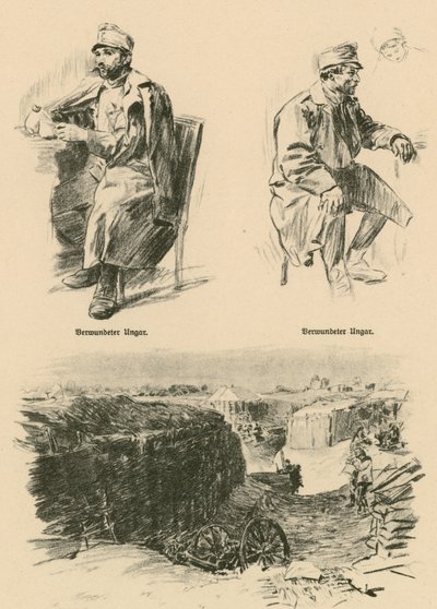 Hongrois blessés, abattus en Pologne russe - Wilhelm Gause