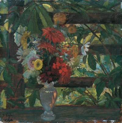 Tonnelle avec des fleurs - Wilhelm Legler