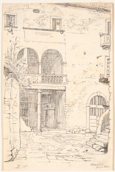 Cour avec une partie d