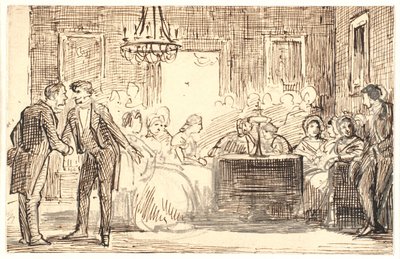 Scène de société à Copenhague - Wilhelm Marstrand