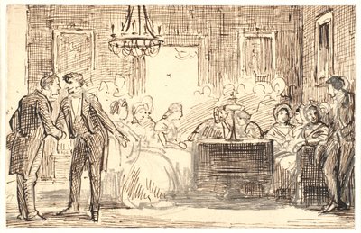 Scène de société à Copenhague - Wilhelm Marstrand
