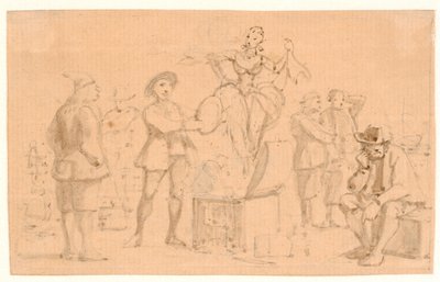 Peder Paars 1. Livre 2. Chant. Vénus sort de la boîte - Wilhelm Marstrand