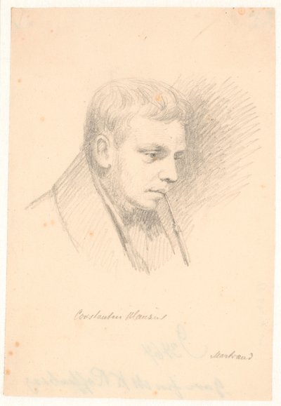 Portrait de Constantin Hansen - Wilhelm Marstrand