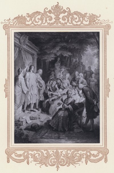 Goethe à Weimar - Wilhelm von (after) Kaulbach