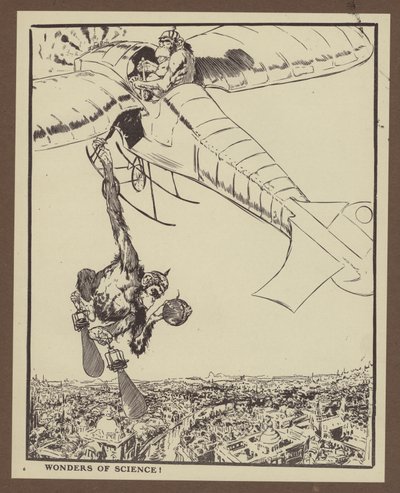 Merveilles de la science (lithographie) - Will Dyson
