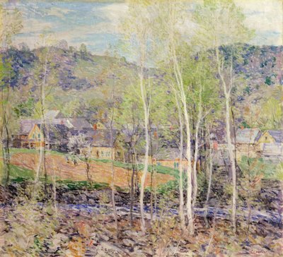 Le Village au Printemps - Willard Leroy Metcalf