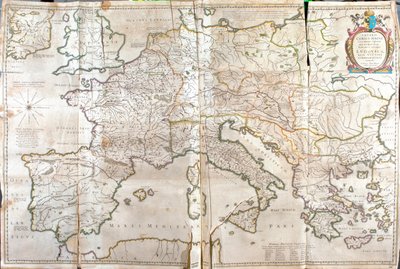 Europe et Asie occidentale, dans "Theatrum Orbis Terrarum, sive Atlas Novus" de Willem Blaeu, Amsterdam - Willem Blaeu