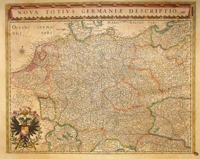 Hodierna Germany du Theatrum Orbis Terrarum - Willem Blaeu