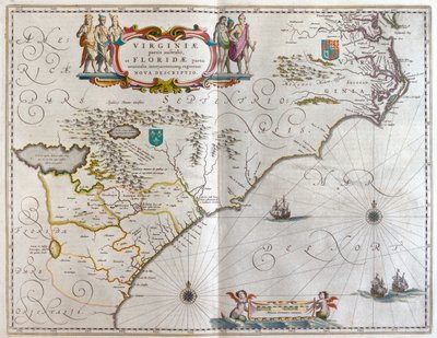 Sud-est, dans "Theatrum Orbis Terrarum, sive Atlas Novus" de Willem Blaeu, Amsterdam - Willem Blaeu