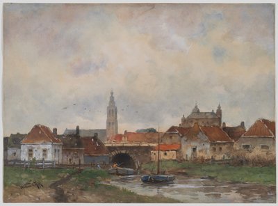 Écluse supérieure à Steenbergen, 1800s - Willem C Rik