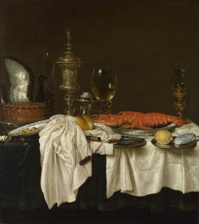Nature morte avec un homard, vers 1650-1660 - Willem Claesz. Heda