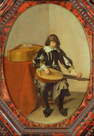 Le jeune musicien ... (peinture sur toile) - Willem Cornelisz Duyster