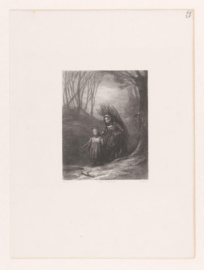 Deux ramasseuses de bois - Willem Frederik Roorda