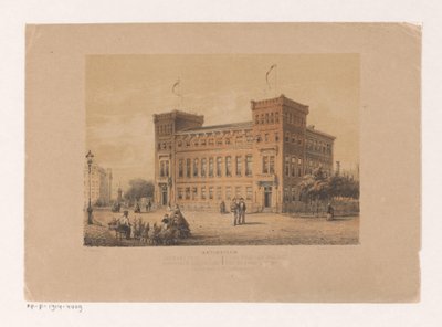 Maison des marins sur le Kadijksplein à Amsterdam - Willem Hekking jr.