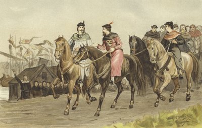 Floris V, Comte de Hollande, et Gijsbrecht IV d