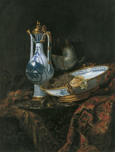 Nature morte avec coupe Nautilus - Willem Kalf