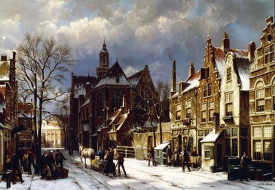 Scène de rue, Amsterdam - Willem Koekkoek
