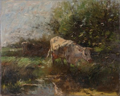 Prairie avec des vaches - Willem Maris