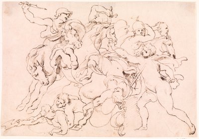 La bataille des Amazones - Willem Panneels