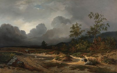 Paysage avec un orage qui se prépare - Willem Roelofs (I)