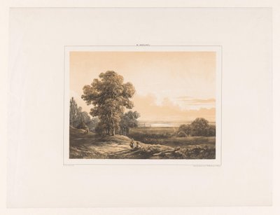 Paysage avec deux figures - Willem Roelofs (I)