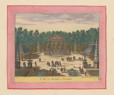 Triumphbogen in den Gärten von Versailles - Willem Swidde