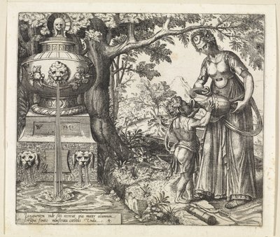 Agar donne à boire à Ismaël (Histoire d