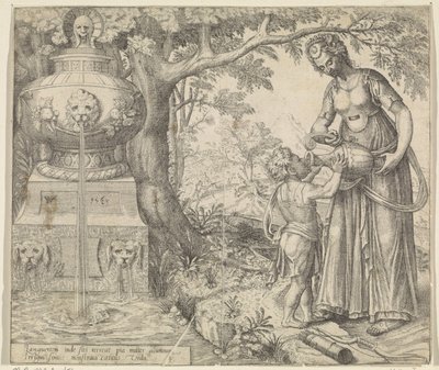 Agar donne à boire à Ismaël - Willem Thibaut