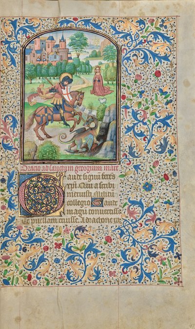 Sankt Georg und der Drache - Willem Vrelant