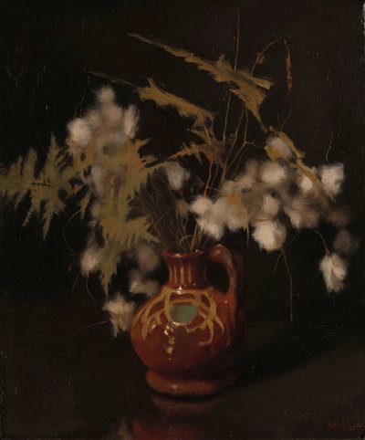 Fleurs duveteuses dans un pichet - Willem Arnoldus Witsen